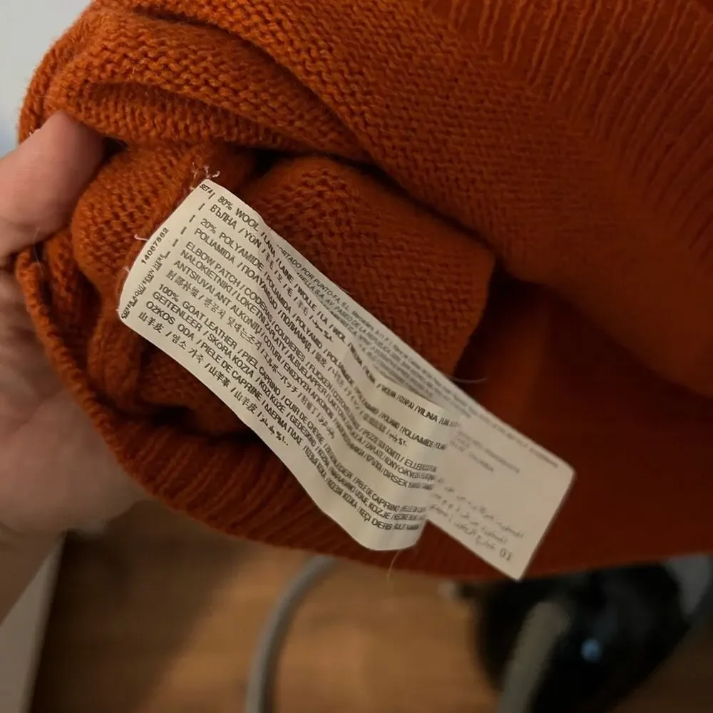 H.E. by Mango Blacksmith Wool Blend Sweater Size Small